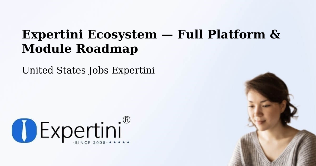 Expertini Ecosystem — Full Platform & Module Roadmap – Edna